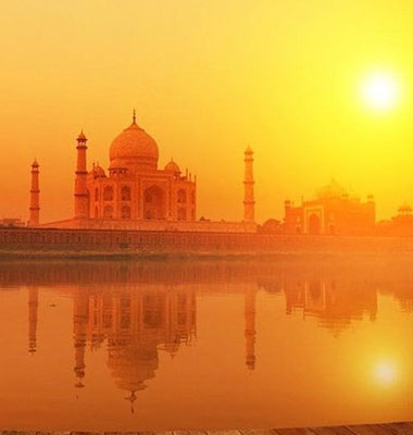 sunrise taj mahal